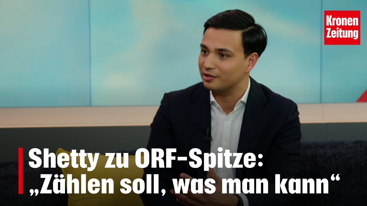 Shetty zu ORF-Spitze: „Zählen soll, was man kann – nicht wen man kennt“ | krone.tv 