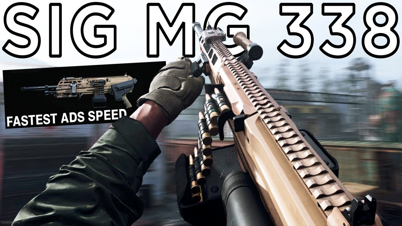 FASTEST ADS SPEED on SIG Sauer MG 338 (RAAL MG) Gameplay | Call of Duty Modern Warfare (PS5)
