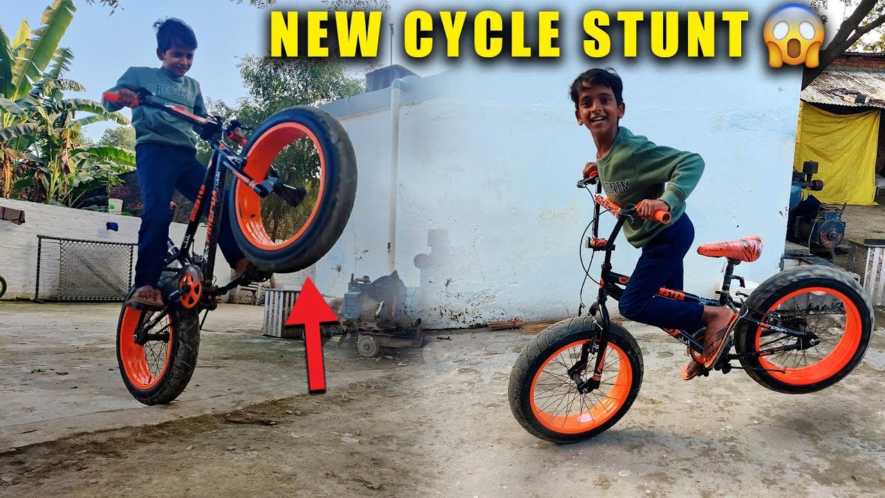 New Cycle Stunt By Zeeshan 😳 Stunt Gone Wrong 😭