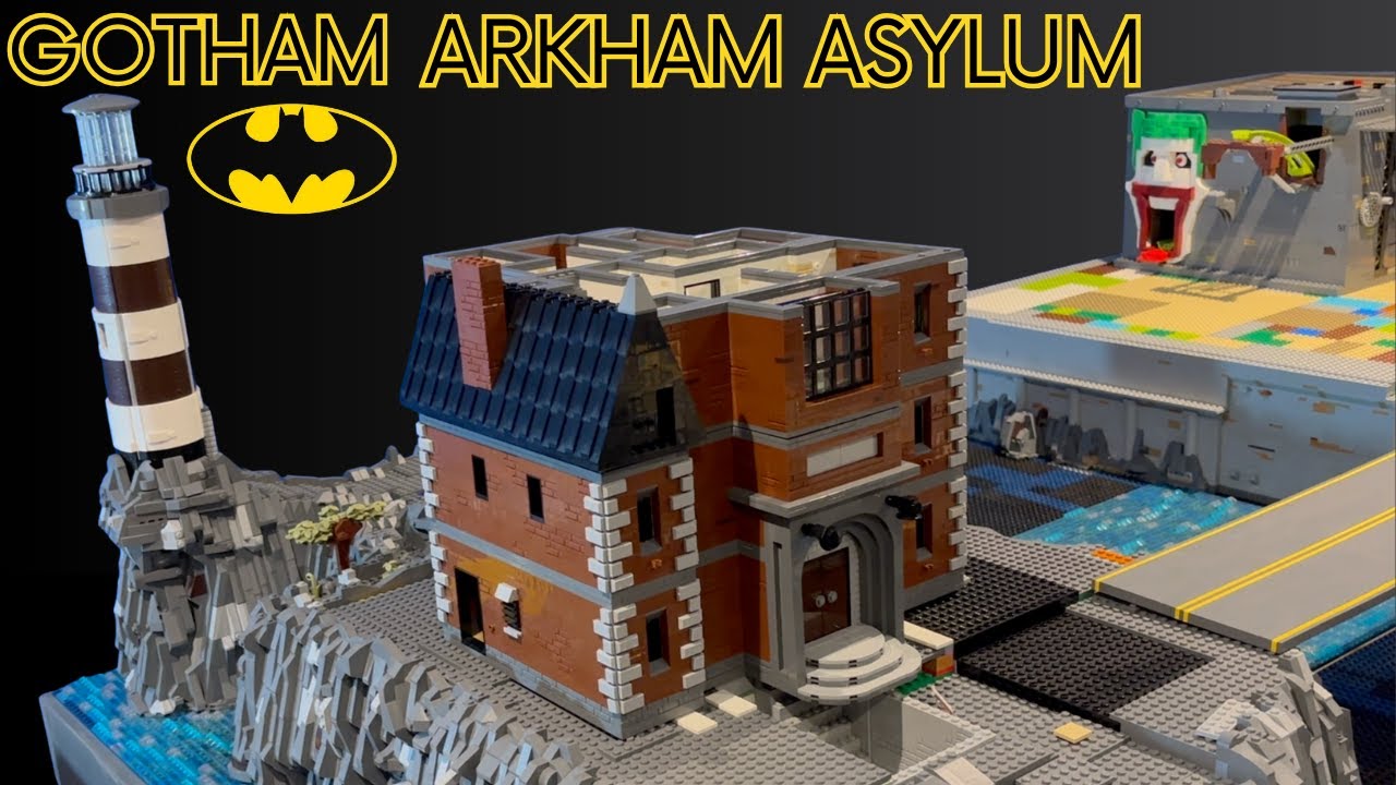 BUILDING GOTHAM CITY IN LEGO - ARKHAM - STRANGES FLOOR + LEGO HAUL