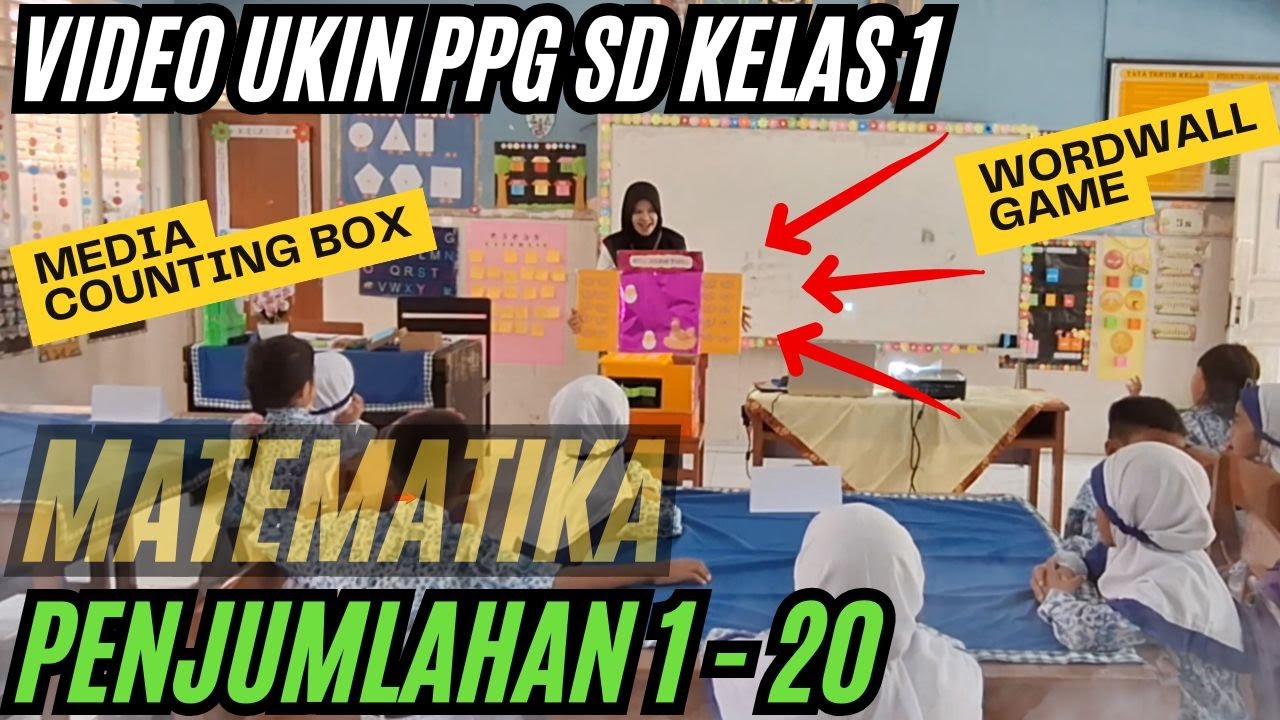 VIDEO UKIN PPG DALJAB 2024 SD | MATEMATIKA KELAS 1 PENJUMLAHAN 1-20