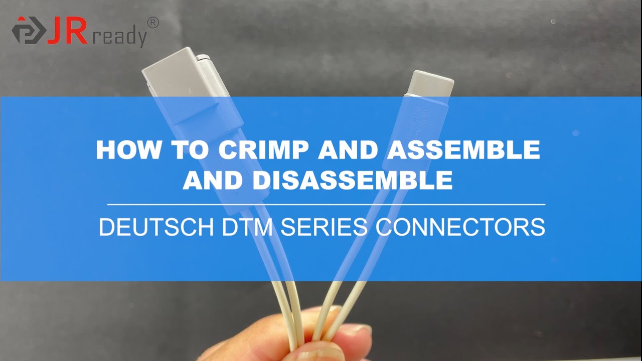 How To Crimp And Assemble And Disassemble Deutsch DTM Stamped Contacts Connectors Series(TOOL:20DTM)