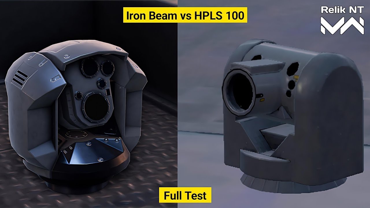 Iron Beam vs HPLS 100 | Laser Air Defence Test - Modern Warships 