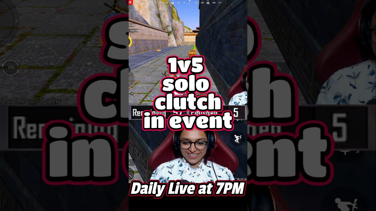 1v5 clutch in event BGMI 3.6 update #shorts #bgmi #pubgmobile