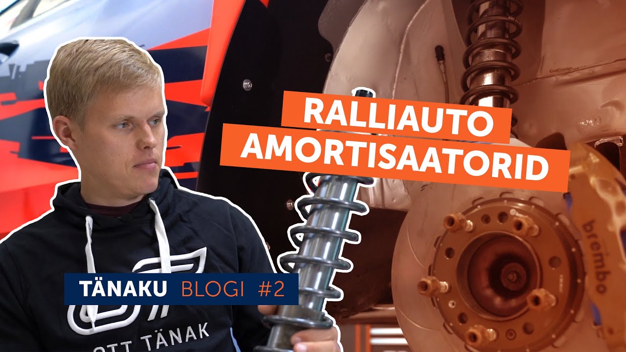 Ott T&auml;naku blogi #2: ralliauto amortisaatorid