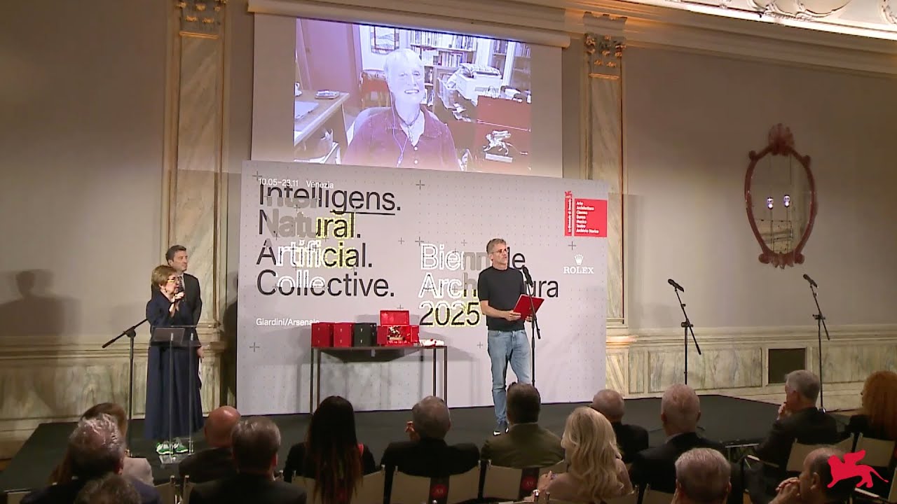 Biennale Architettura2025 - Cerimonia di premiazione nella lingua italiana dei segni (LIS)