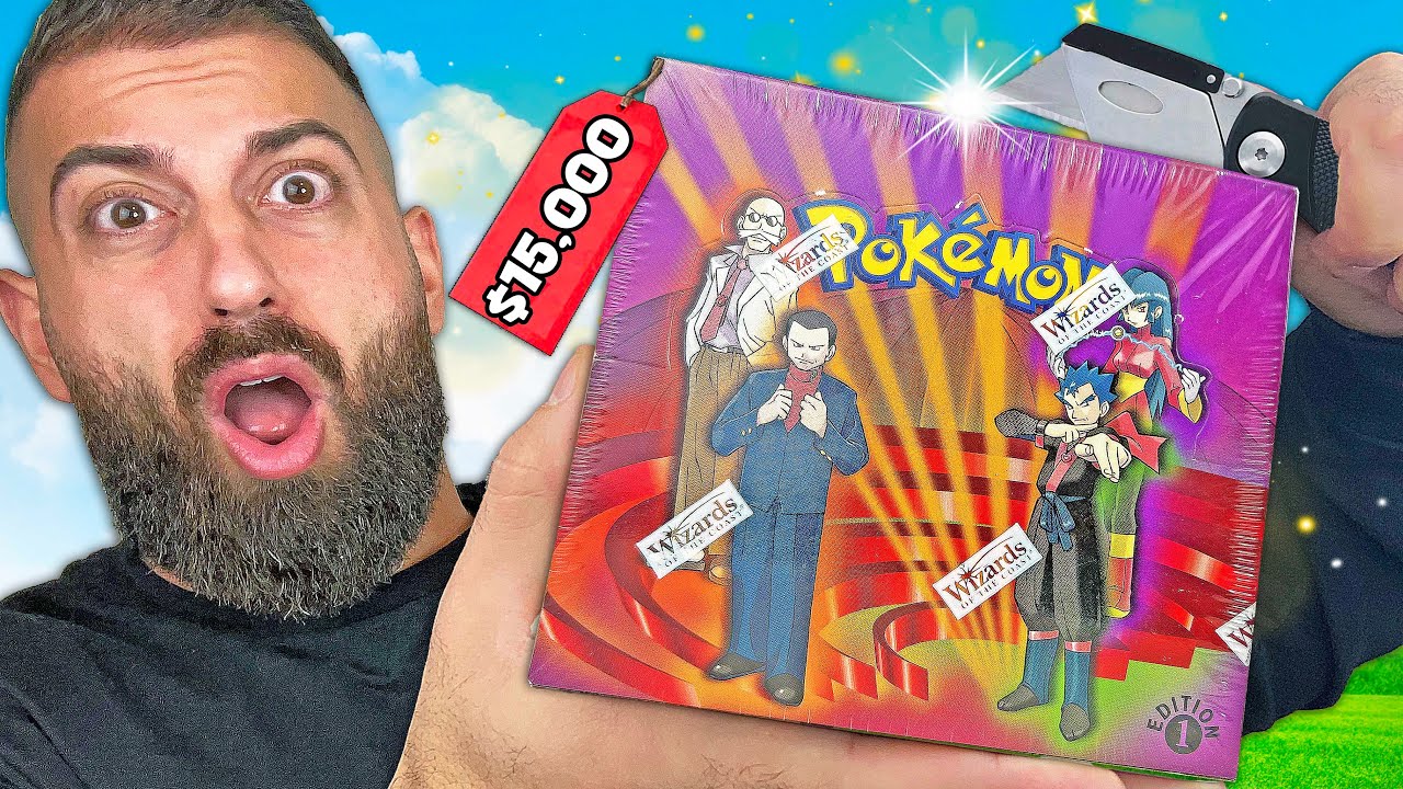Opening a $15,000 Vintage Pokemon Cards Box!