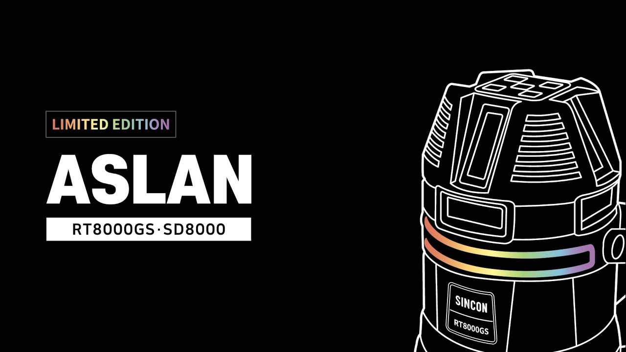 레이저 레벨기 신콘 SINCON LIMITED EDITION ASLAN 1000대 한정수량 우주선 전자식 레이저 그린 2025년 신제품