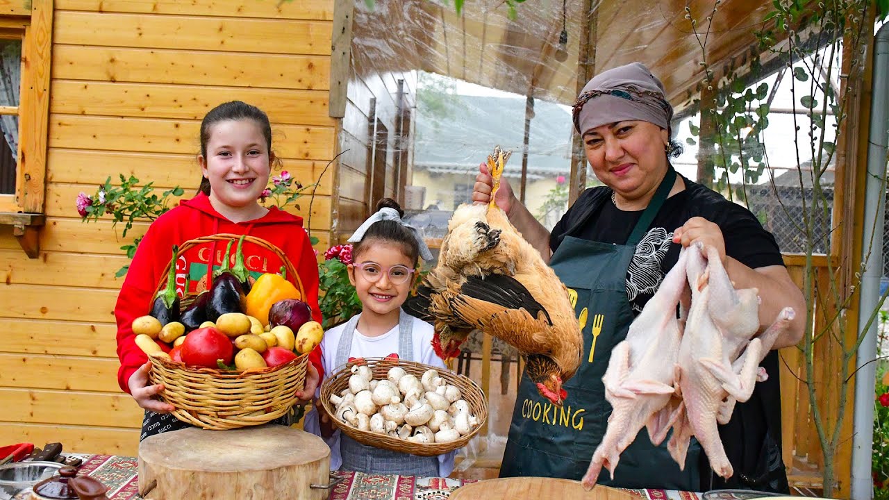 Рецепт хрустящей курицы с овощами – НЕОБЫЧНЫЙ ОБЕД