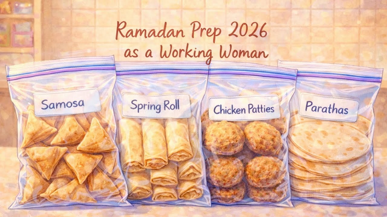 Ramadan prep 2026/freezer meal prep ,Ramadan grocery haul& Iftar preparation  for working women