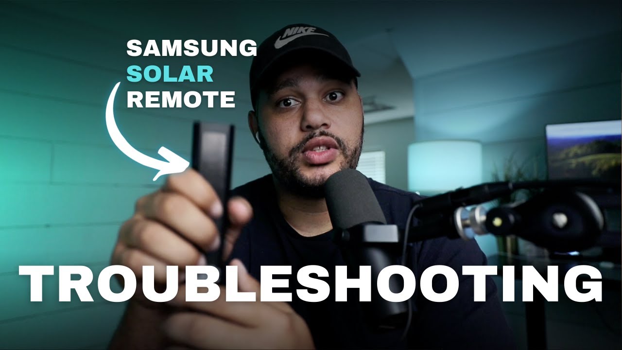 Не работает пульт дистанционного управления Samsung SolarCell? Попробуйте эти решения!