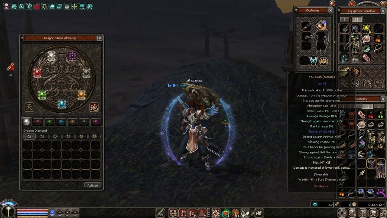 Metin2 DE Tenchu EQ Show [eng/ger]