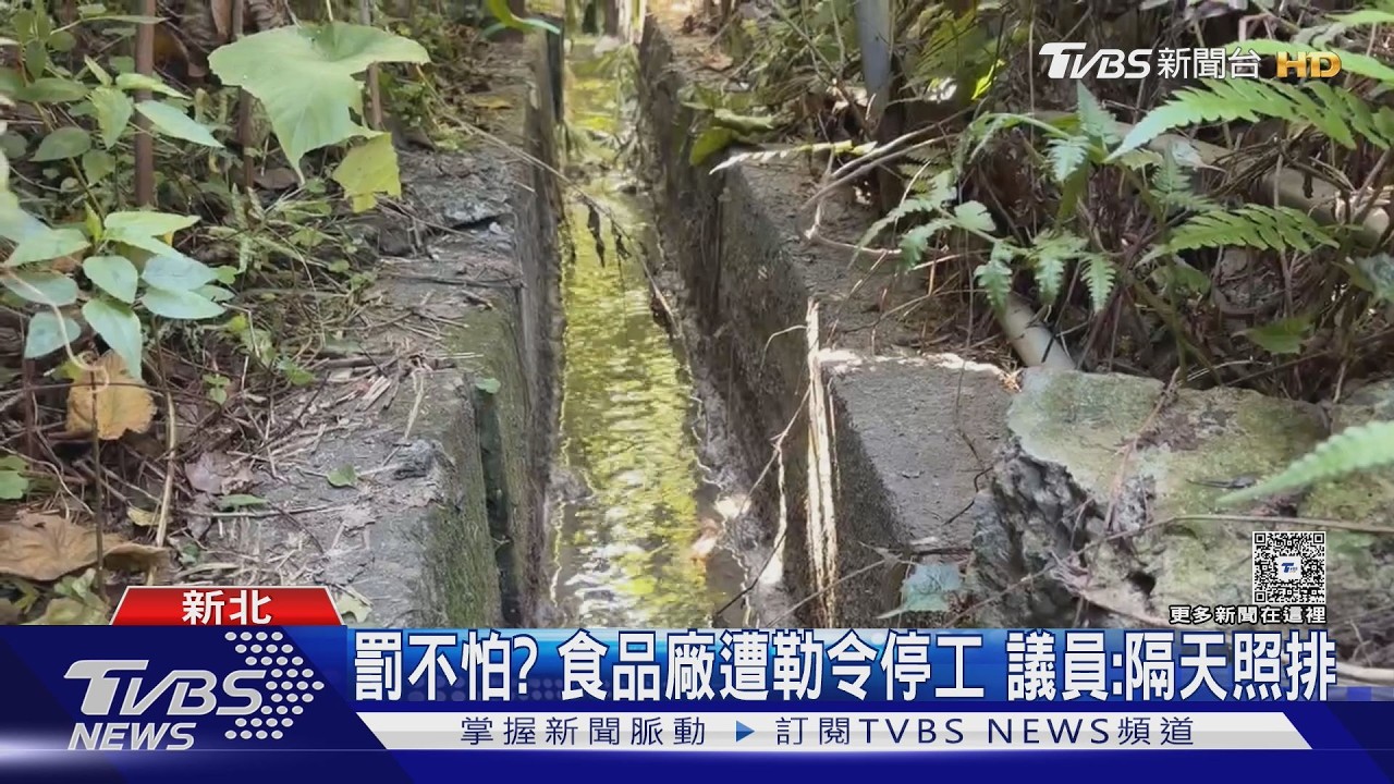 血流成河! 新北食品公司私接暗管「偷排血水」｜TVBS新聞 @TVBSNEWS01