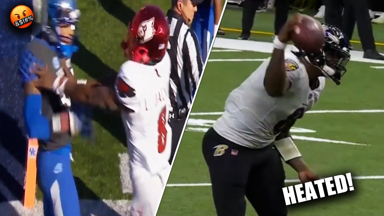 Lamar Jackson Getting Heated for 7 Minutes...