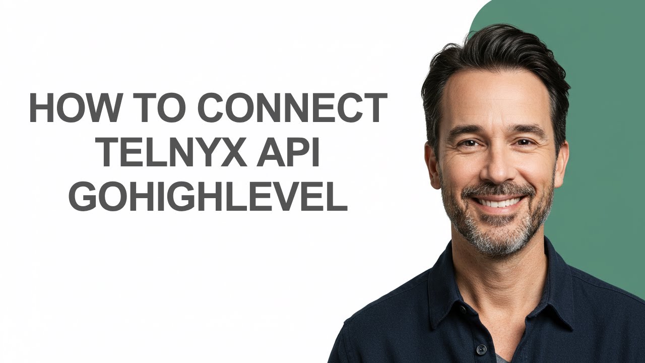 How to Connect Telnyx Api Gohighlevel - KevinHowTo