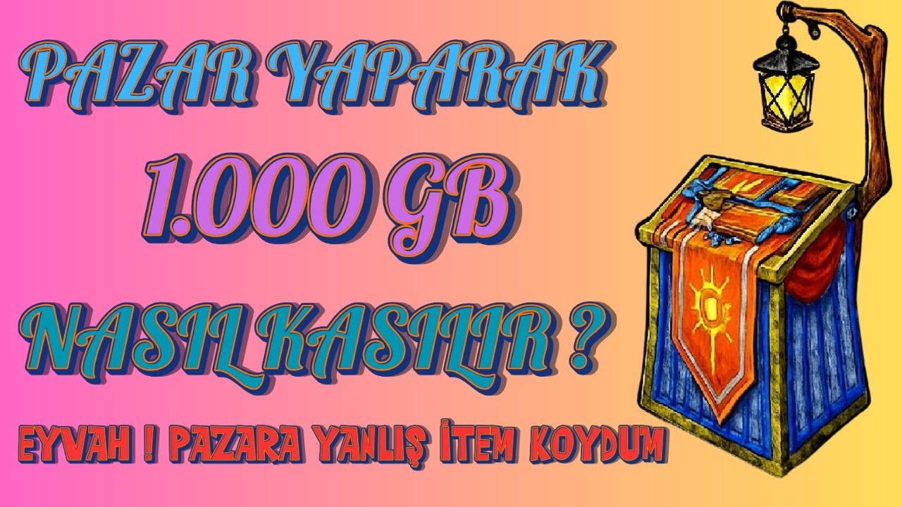 Knight Online Pazar Serisi #8 EYVAH ! PAZARA YANLIŞ İTEM KOYDUM