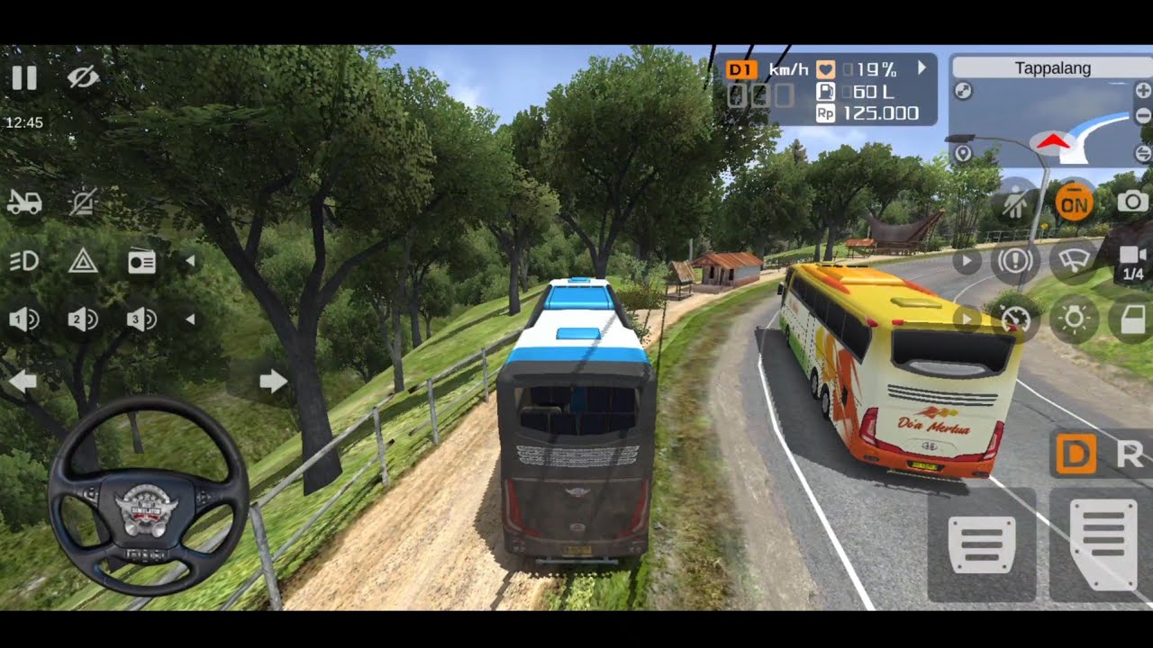 EURO BUS INDONESIA CITY ||👮Coach Bus Simulator 3D Bus||🚍 Driving City Bus 2026💥
