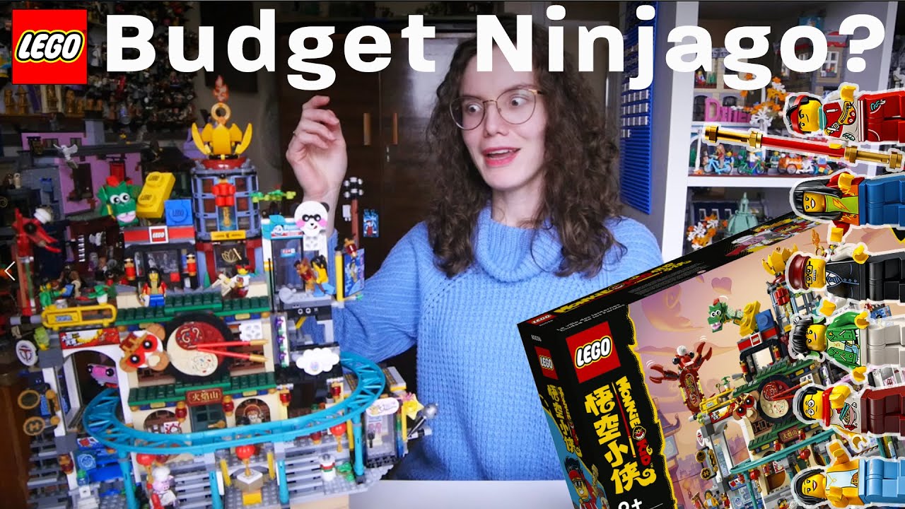 Stickers and Splendour - LEGO Monkie Kid City of Lanterns Review - 80036