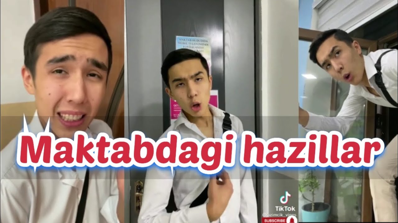 Azimchik vines maktab haqida barcha qismlar prikollar to’plami 😂🤣
