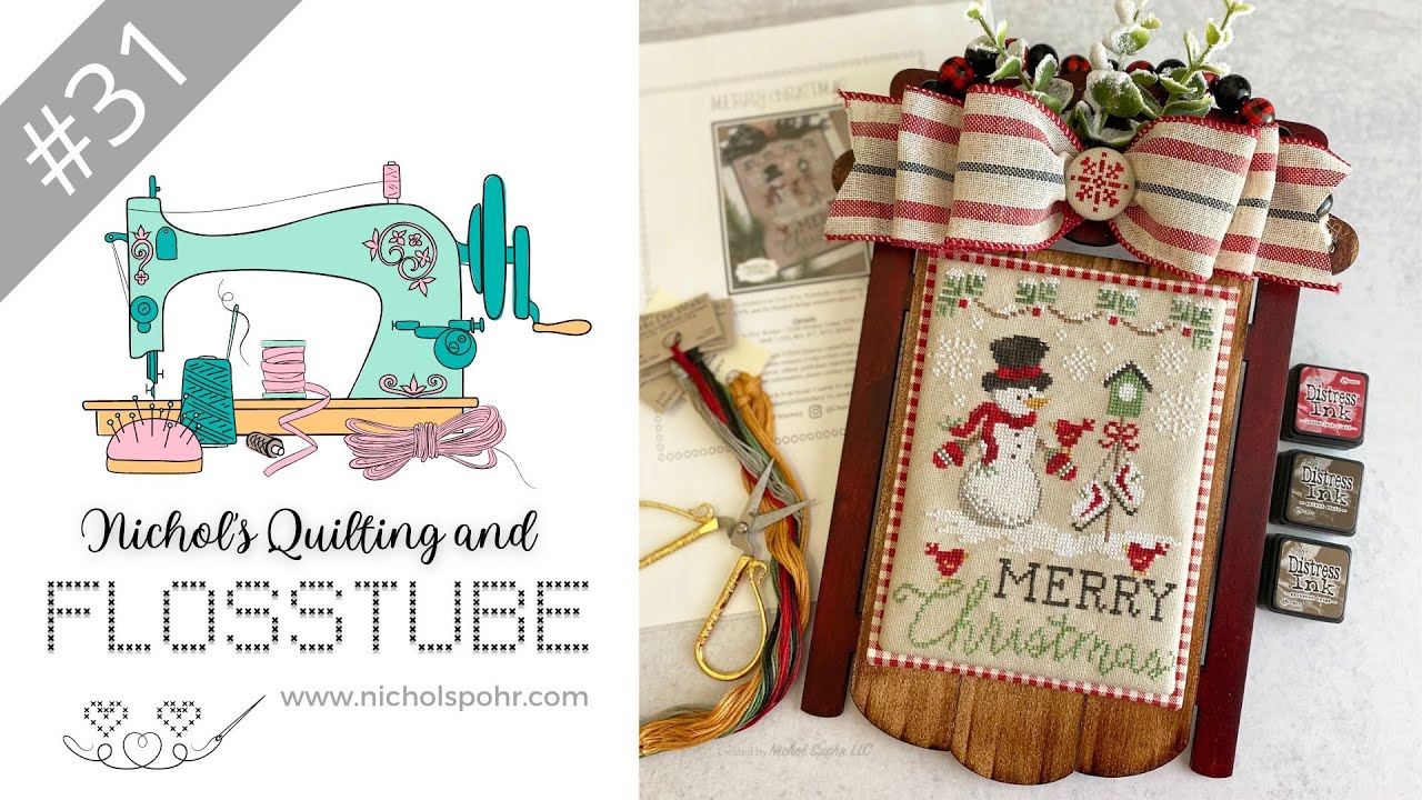 Flosstube 31 | Do You Want To Stitch A Snowman?