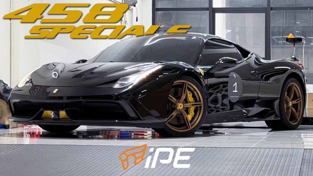 Лучший современный Ferrari? | Редкий Ferrari 458 Speciale с титановой выхлопной системой IPE | Зв...