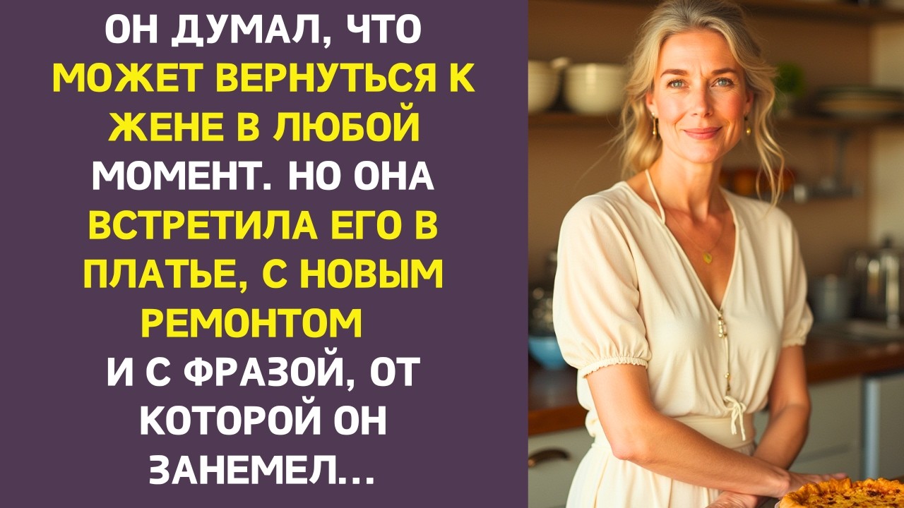 Муж ушел к молодой любовнице, но не ожидал, что его ждет сюрприз от жены и его матери.
