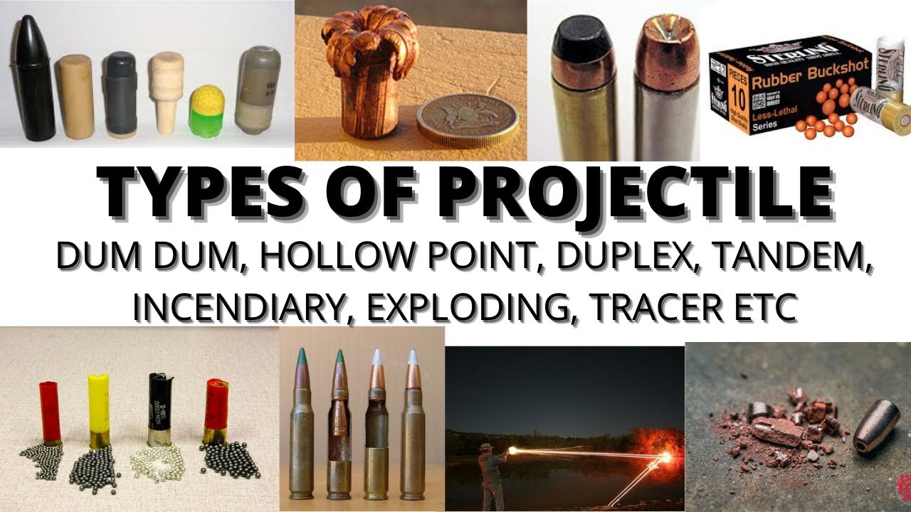 Types of projectile | Forensic ballistics | Types of bullet and pellets | UGC NET forensic science