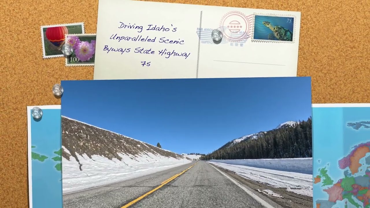 Driving Idaho’s Unparalleled Scenic Byways State Highway 75    4K
