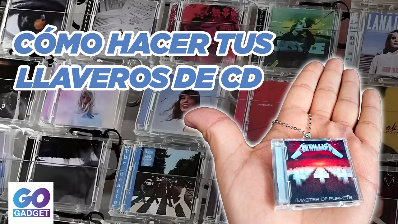 Mini CD llavero Tag- Cómo hacerlo