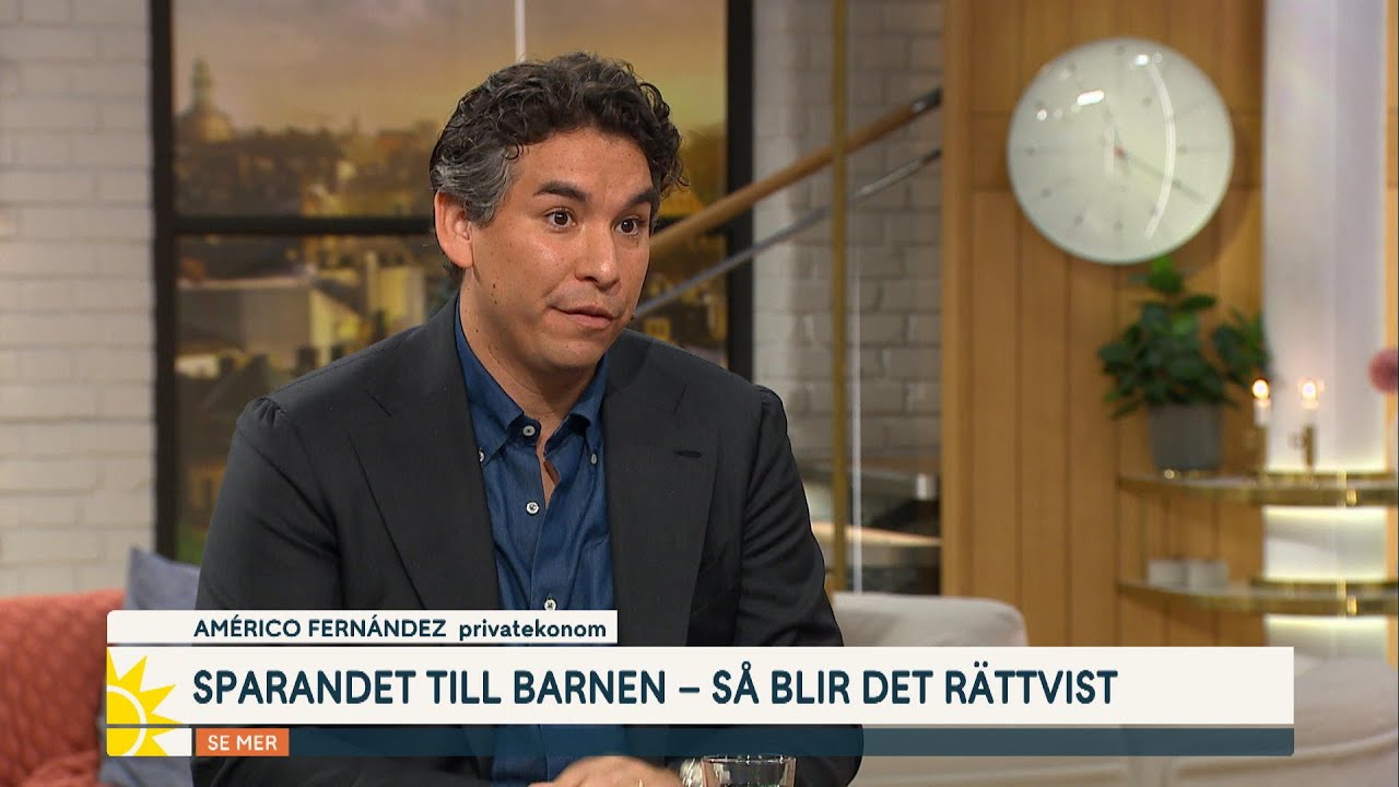 Spara till barnen – ekonomens tips: ”Räcker med några hundralappar” | Nyhetsmorgon | TV4 & TV4 Play