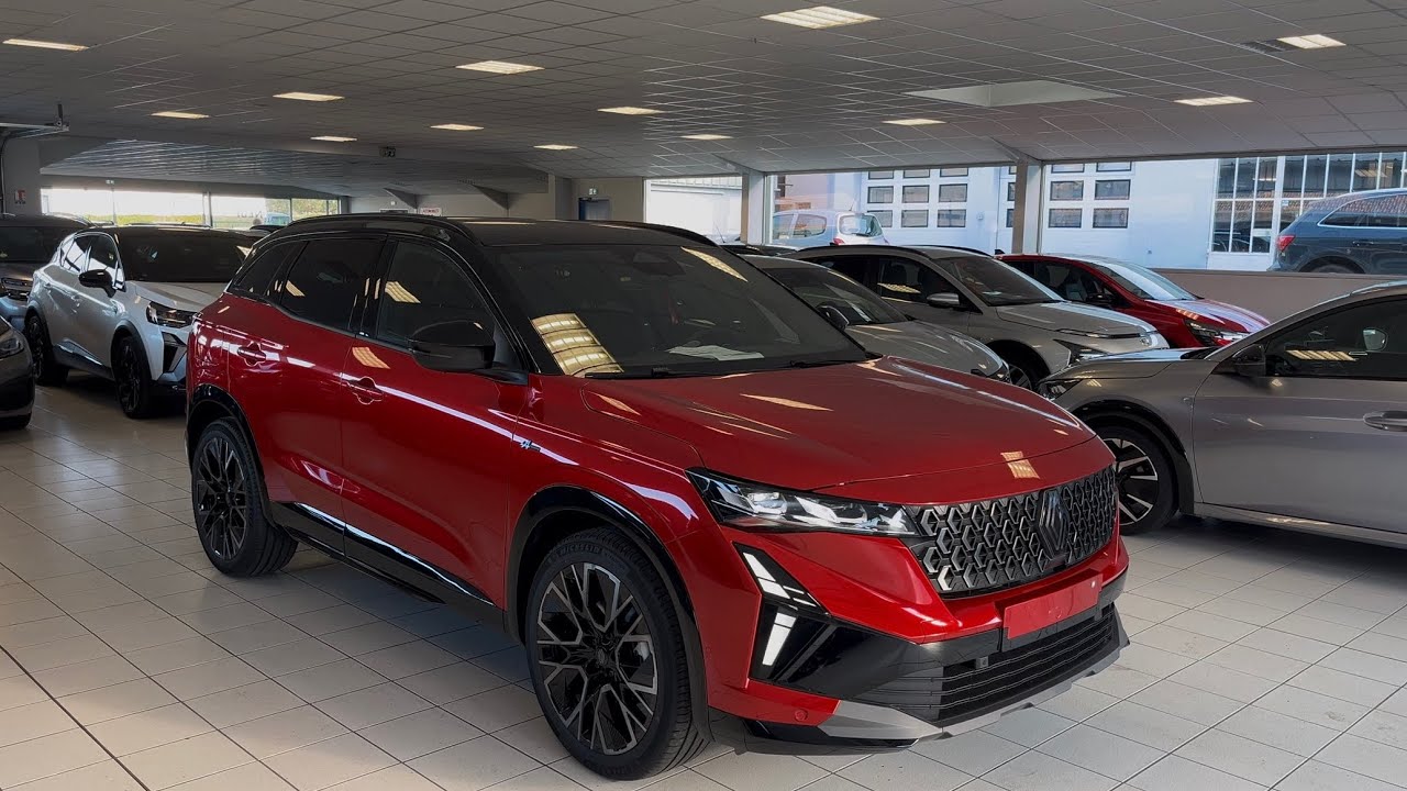 Présentation nouveau RENAULT AUSTRAL FULL HYBRID E-TECH 200 ch ESPRIT ALPINE 2025 ROUGE FLAMME