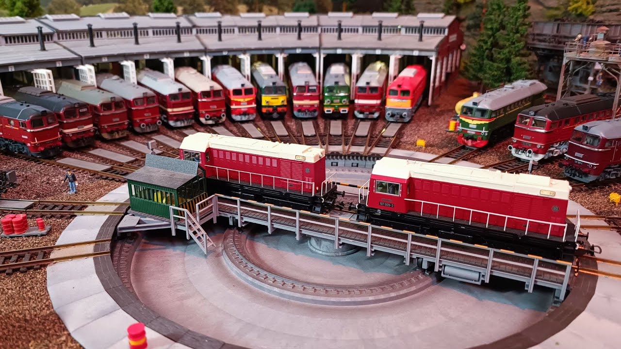 😎⚒️Der Hektor im Erzgebirge🚂 in H0 und in Echt🚂+VSE Wagen Piko BR 107 und V 75 Modelleisenbahn H0