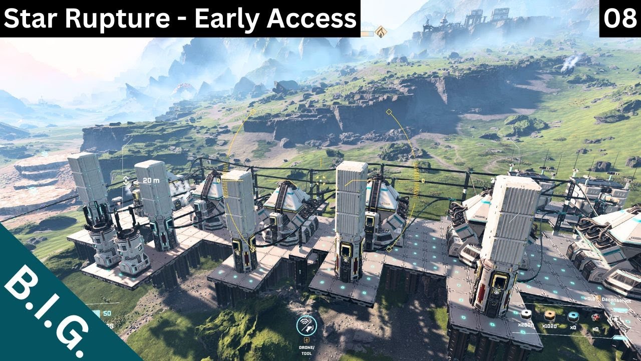 Star Rupture - Day 08 - Blueprint Hunting & New Base with Compounders