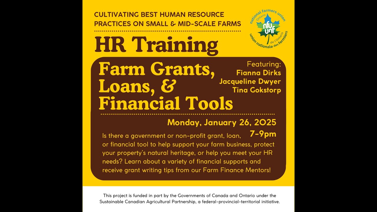 Farm Grants, Loans, & Financial Tools