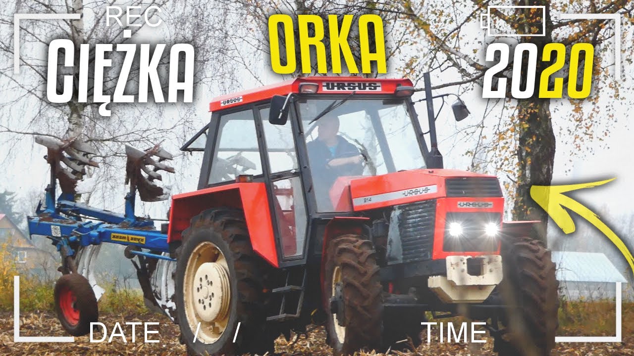 Zimowa Orka 2020 🔥 Ciężka orka 🔥 Ursus 914 & RabeWerk 🔥