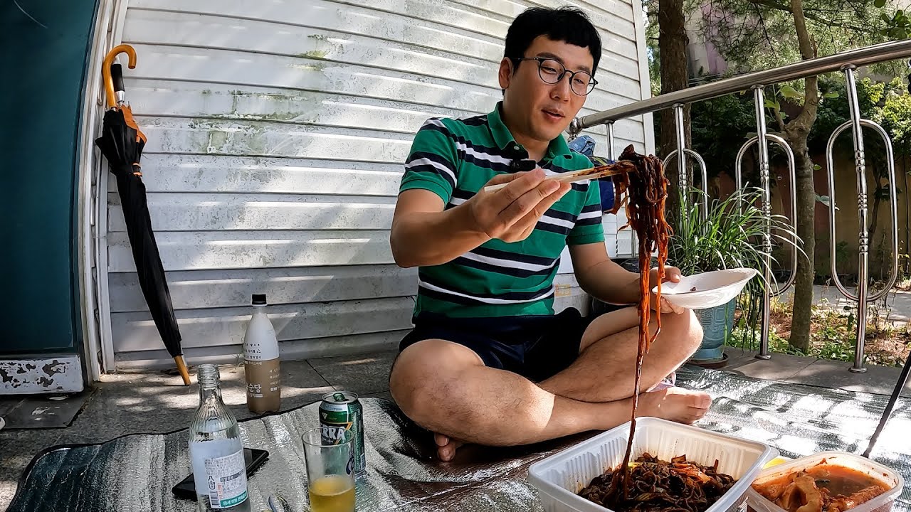 엄마랑 쟁반짜장 먹었습니다