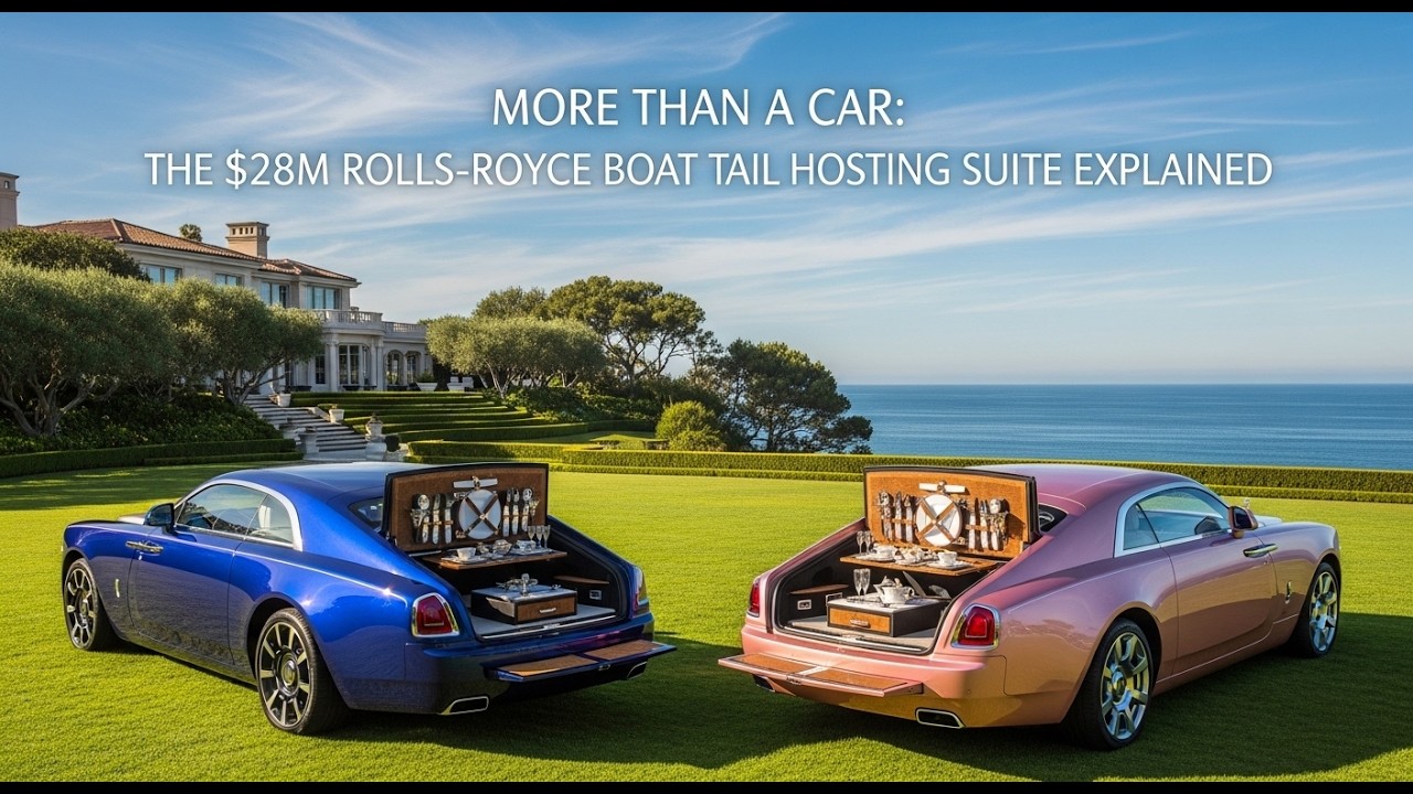 More Than a Car: The $28M Rolls-Royce Boat Tail Hosting Suite Explained (Feature Focused)