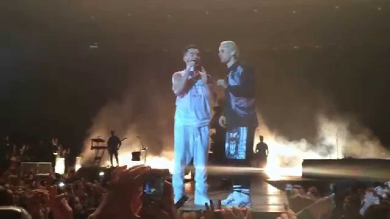 Thirty Seconds to Mars Saint Petersburg 18.03.2015 – Shannon Leto (on stage)