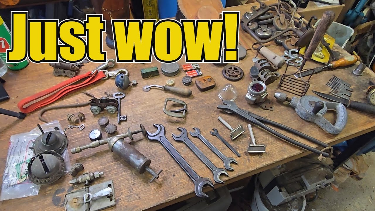 Enormous Value from a Stash of Forgotten Vintage Shed Stuff! Storage Shed Clean-out Part 152