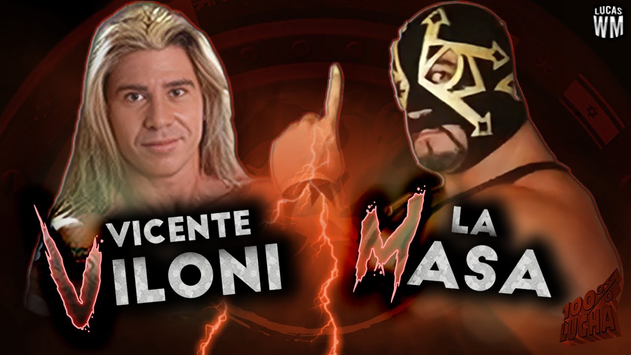 Rivalidades de 100% Lucha: VICENTE VILONI vs LA MASA [Historial Completo]