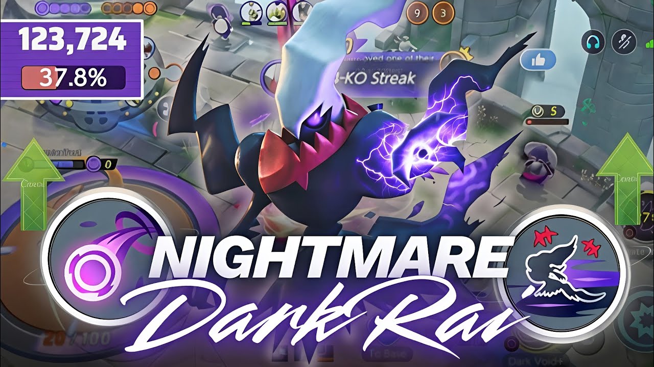 DARKRAI DOMINATION 🔥 Pokémon Unite! INSANE Ranked Gameplay #darkrai #pokemonunite 