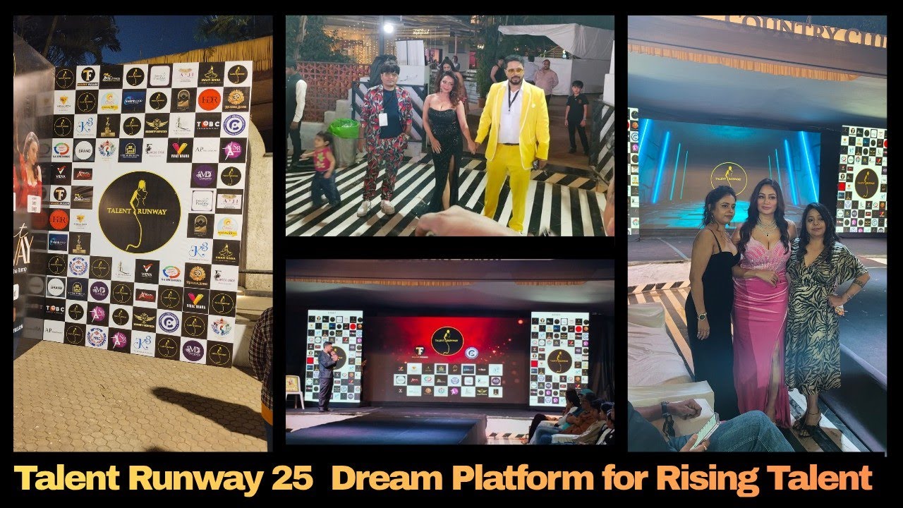 Many Talents where awarded at talent Runway 2025 #indiafashionshow #talentrunway25 