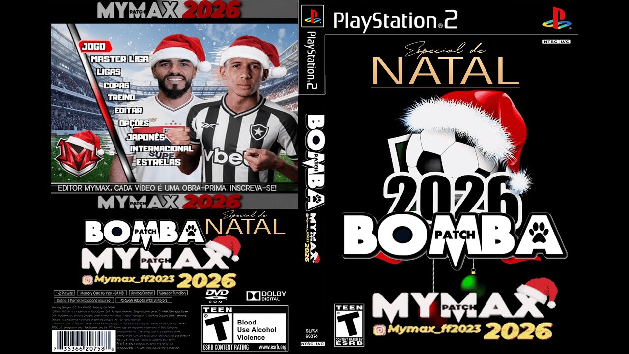 Bomba Patch 2026 MYMAX 🎄 Christmas Edition | PS2 OPL & PCSX2