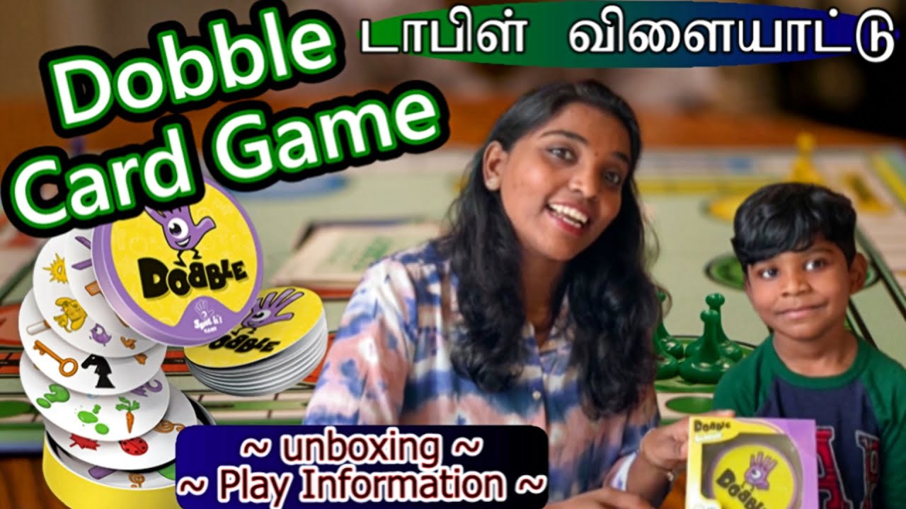 Let's play Dobble Game| Rules| 5 Modes of Game| How to play krazy Dobble game in Tamil |தமிழ் Vlog