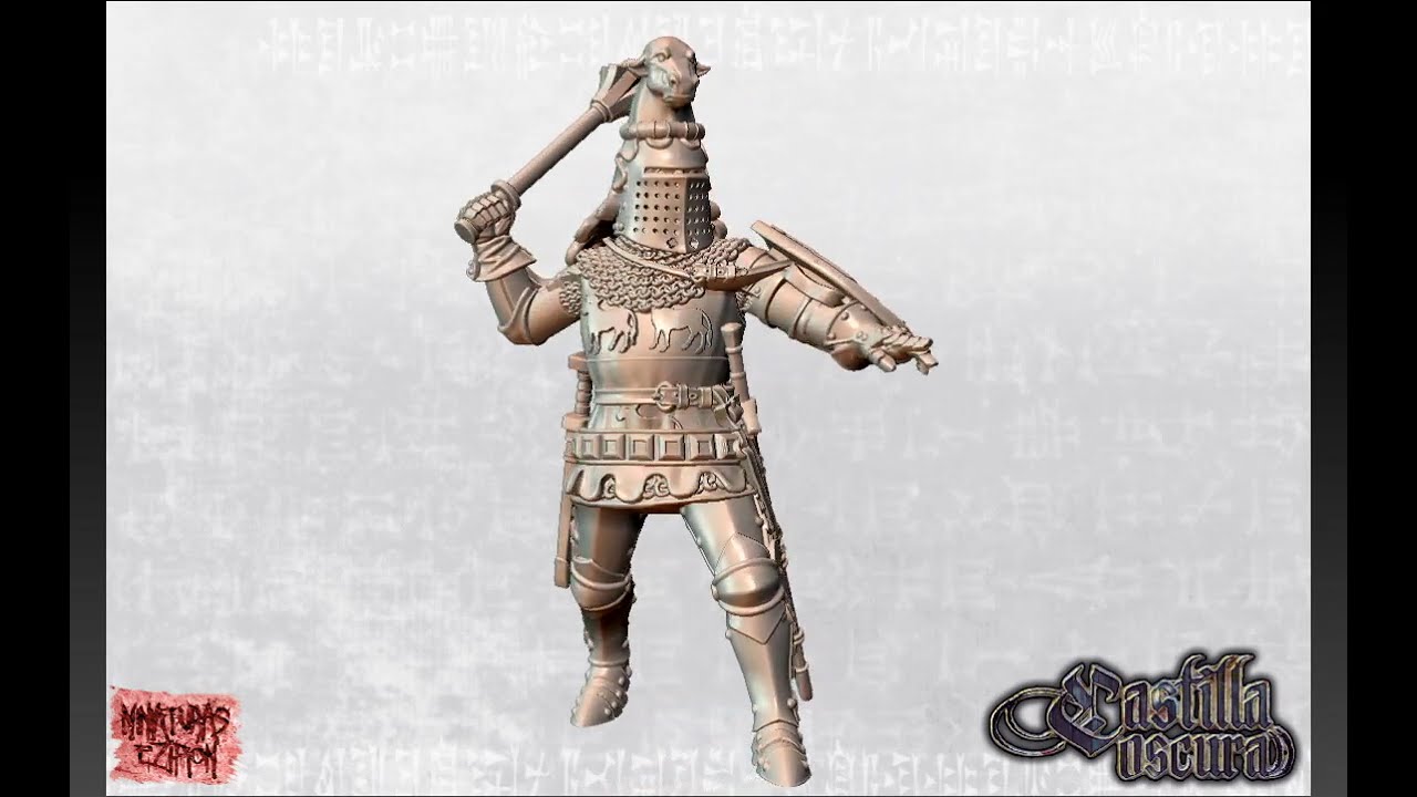 Sir Hugh Calveley on foot -  14th century 