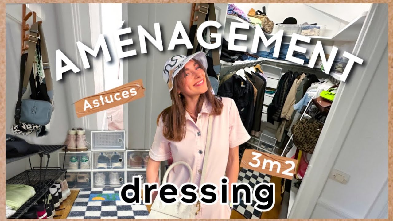 MARIE DÉMÉNAGE : OPTIMISER UN DRESSING DE 3m2 (rangement, organisation & aménagement…) - Episode 9-