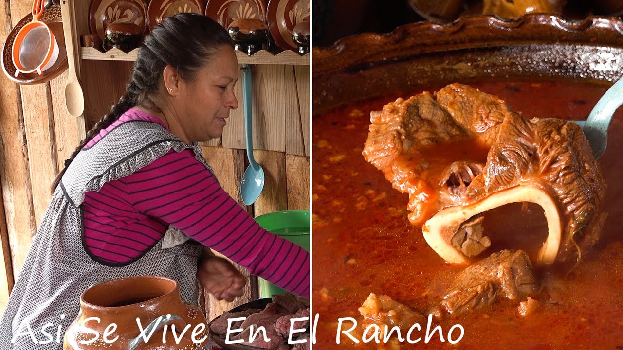 Se ACABO Todo, Caldo De Res Enchilado Asi Se Vive En El Rancho