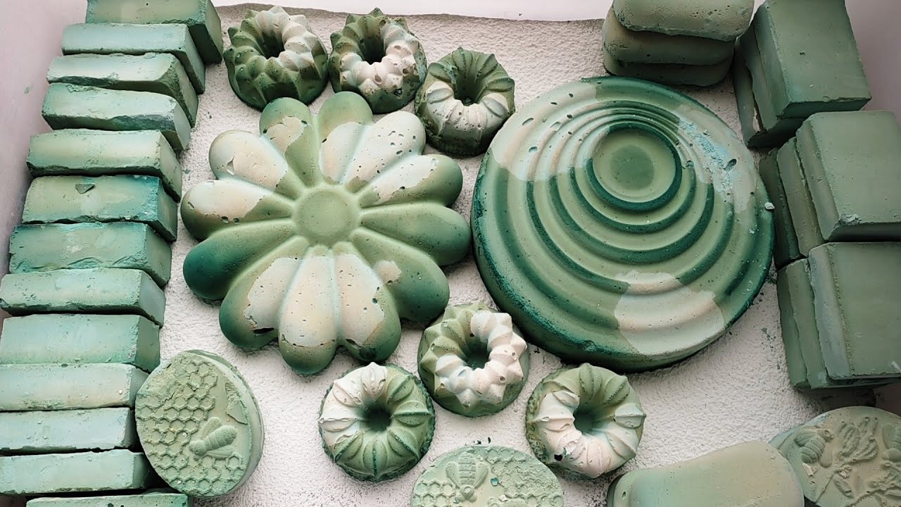 Green and White Dyed Reforms| ASMR| Anxiety Relief| Sleep Aid| Oddly Satisfying| Repost