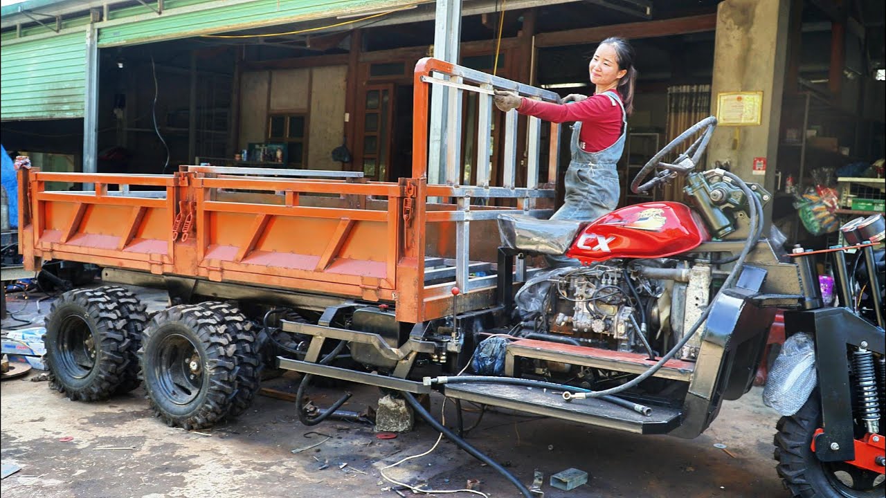 Morning Heat – The Mechanic Girl & New Hydraulic System for Tricycle Part 6