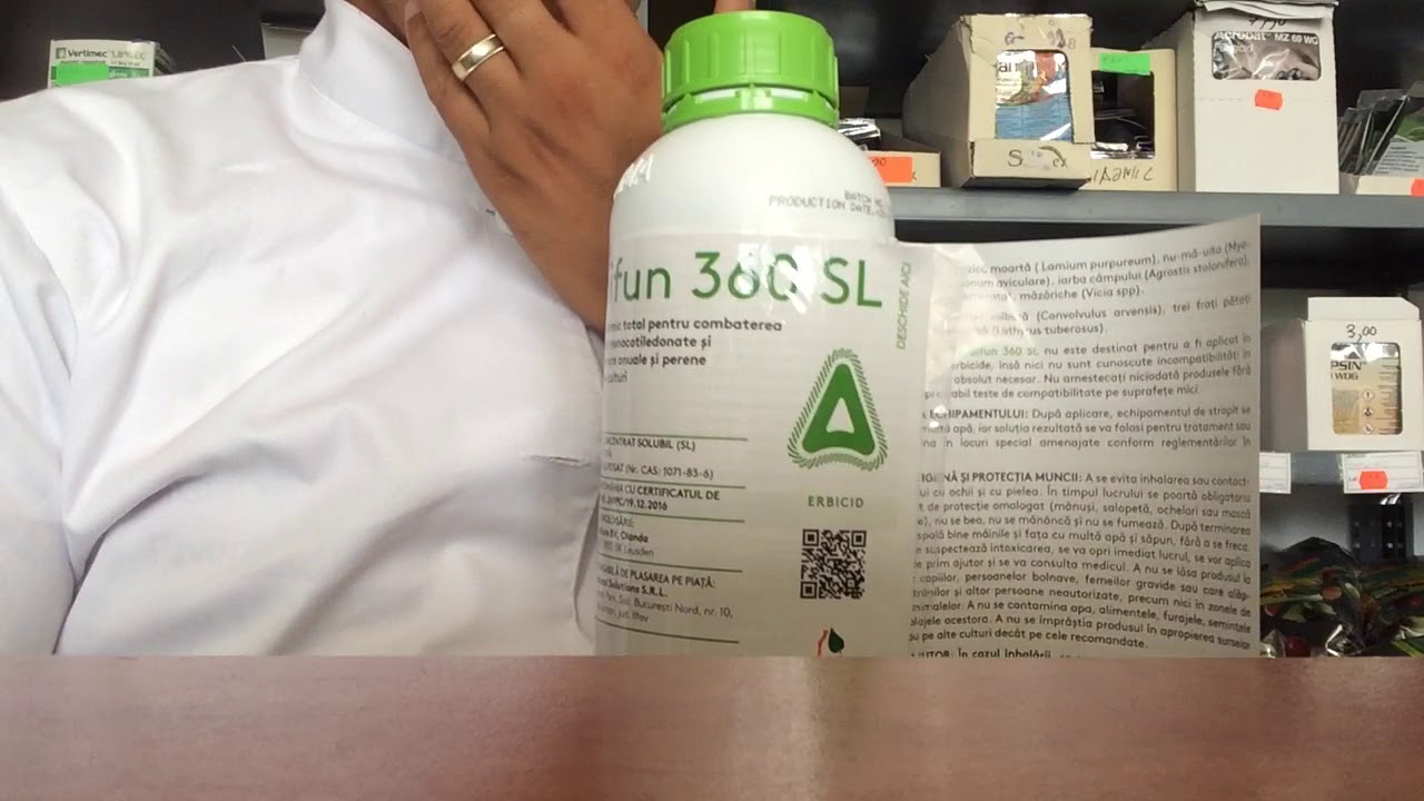 Erbicid Total Taifun 360 SL mod de aplicare in vita de vie,intre pomi,pe pajisti.pasuni